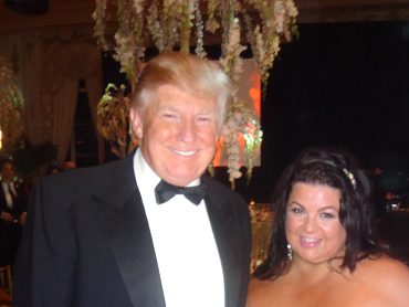 Donald Trump with Mirror Mirror’s Fashion Trend Forecaster, Jeanine Recckio